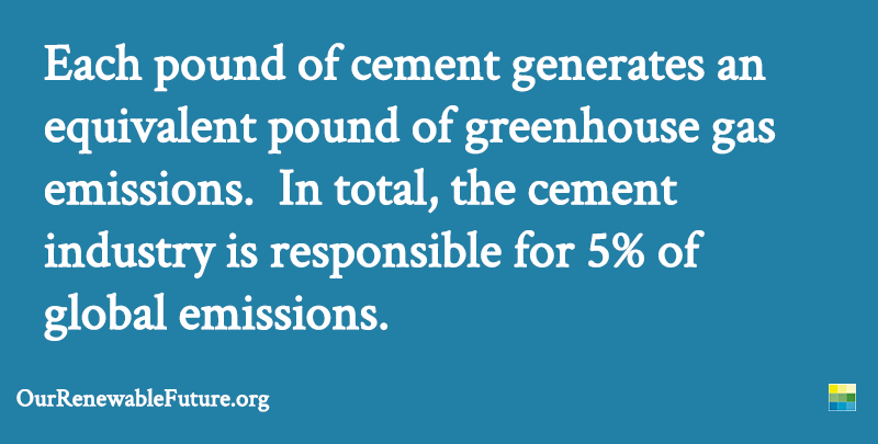 1 lb. Cement = 1 lb. GHG